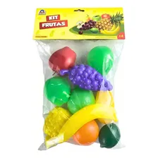 Kit Frutinhas Hortifrúti Brinquedo Com 10 Peças 8508 Braskit Foto mini 2