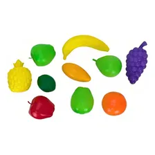 Kit Frutinhas Hortifrúti Brinquedo Com 10 Peças 8508 Braskit Foto mini 4