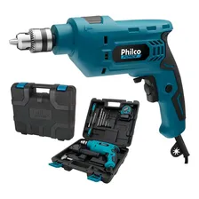 Kit Furadeira De Impacto E Maleta Pfu01mf 650w Philco 110v Cor Azul-turquesa Foto mini 1