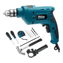 Kit Furadeira De Impacto E Maleta Pfu01mf 650w Philco 110v Cor Azul-turquesa Foto mini 2
