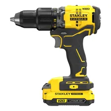 Kit Furadeira e Parafusadeira e Parafusadeira Profissional Stanley Modelo SBDI465D2T 2 Baterias 20V Foto mini  3