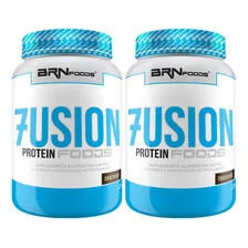 Kit Fusion Protein 900g + Fusion Protein 900g Brnfoods Sabor Chocolate Foto mini 1