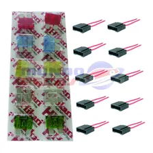 Kit Fusivel Lamina 100 Peças + Porta Fusível 10 Peças Foto mini 3