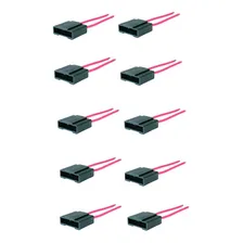 Kit Fusivel Lamina 100 Peças + Porta Fusível 10 Peças Foto mini 4