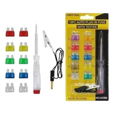 Kit FusÃvel P Carro 10 FusÃveis + Chave Teste + Jacaré Foto mini 4