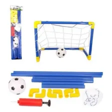 Kit Futebol Golzinho Completo Mini Trave Rede Bola Foto  mini 1