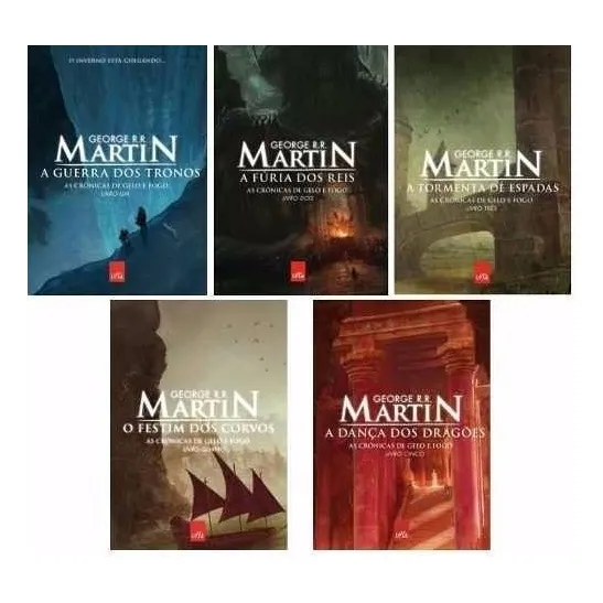 Kit Game Of Thrones - 5 Livros - Em Português - Lacrado Foto 1