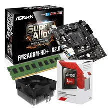Kit Gamer - Placa Video 2gb / Cpu 4.2ghz / A88 / 16gb Ram Cor Preto Foto  mini 1