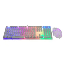 Kit Gamer Teclado E Mouse Branco Hoopson Tpc-096kb Foto mini  2