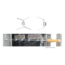Kit Gancho Garfo 5 Duplo 10 Simples P/ Espeto Maquina Frango Foto mini 4