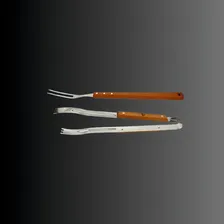 Kit Garfo Trinchante 46cm + Pegador Carne 37cm Tramontina Foto mini  2
