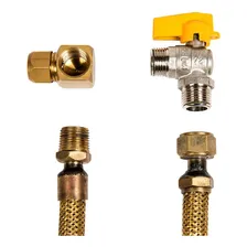 Kit Gás Nat Encanado Para Fogão, Forno Ou Cooktop W10866791 Foto mini  3