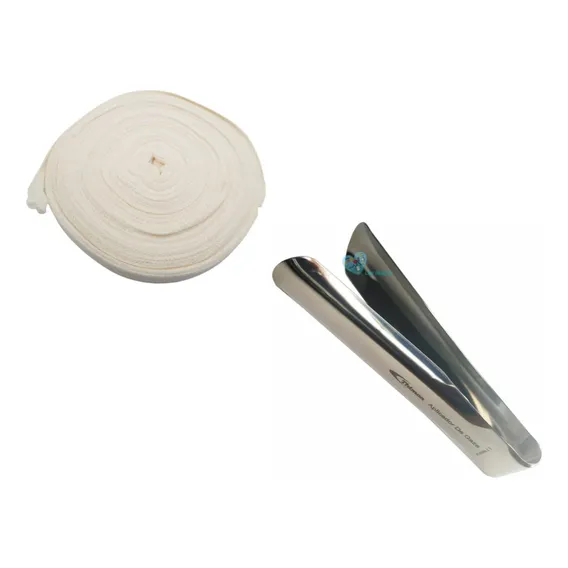 Kit Gaze Tubular 20m + Aplicador Gaze Foto 1