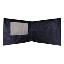 Kit Gazebo Tenda Azul 3x3m Altura 2,50m Dobrável +4 Paredes Foto mini 4