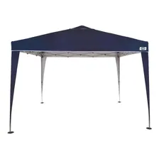 Kit Gazebo Tenda Azul 3x3m Altura 2,50m Dobrável +4 Paredes Foto mini  2