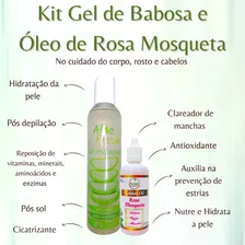 Kit Gel De Babosa Óleo De Rosa Mosqueta Hidrata/tira Manchas Foto mini  2