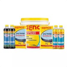 Kit Genco Cl 10kg 3 Em 1 + 2 Clarificant + 2 Algicida + 2ph Foto  mini 1