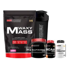 Kit Giant Mass 3kg+ Glutamina 300g+ Bcaa 100g Tang Foto mini 1