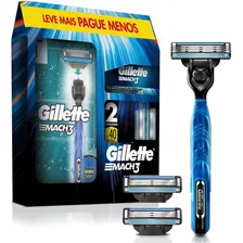 Kit Gillette Mach3 - 1 Aparelho Recarregável + 3 Refil Foto mini 1