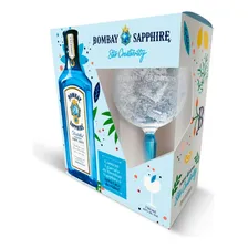 Kit Gin Bombay Sapphire 750ml + Taça De Vidro Foto mini 1