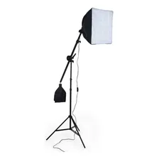 Kit Girafa Ajustavel Tripé Softbox Lampada Bolsa Fotografia Foto mini 1