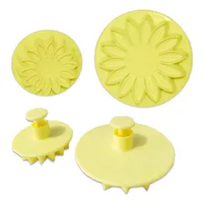 Kit Girassol Ejetor Marcador 2pç Biscuit Artesanato Foto  mini 1