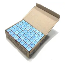 Kit Giz 7 Belo Azul + 1kg Giz Branco Para Sinuca Bilhar Cor Azul E Branco Foto mini 2