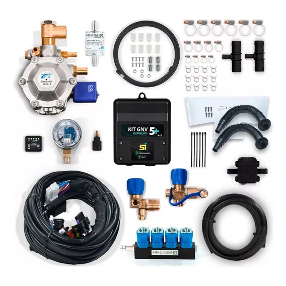 Kit Gnv 5g Completo 5+ Plus Sgv Redutor Tomasetto Achille Foto 1