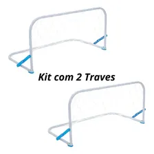 Kit Golzinho Futebol Infantil Gol 2 Trave Travinha Campinho Foto mini 4