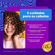 Kit Gota Dourada Shampoo 300ml + Condicionador 300ml Wxz Foto mini 3