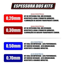 Kit Gráfico Adesivo Moto Trilha Crf 230/250 - 0,25mm Fosco Foto mini 2