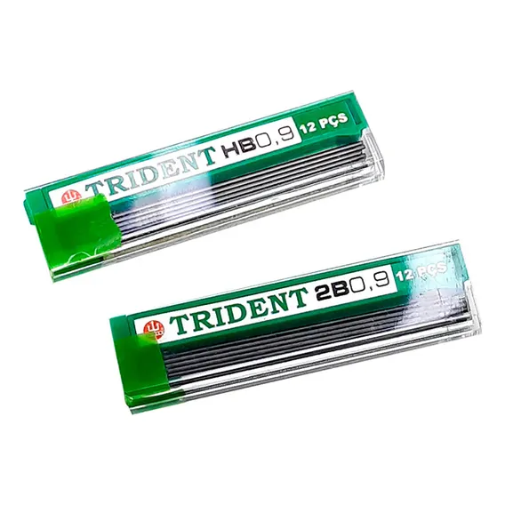 Kit Grafite Para Lapiseira Trident 24 Grafite 09 Hb 2b Foto 1