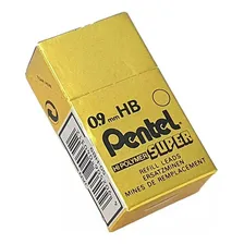 Kit Grafite Pentel 0,9mm Hb - 12 Tubos 144 Minas Foto mini 1