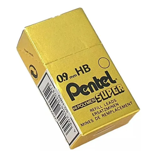 Kit Grafite Pentel 0,9mm Hb - 12 Tubos 144 Minas Foto 1