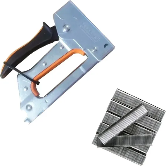 Kit Grampeador Profissional 5580 + 1000 Grampos 8mm Starfer Foto 1