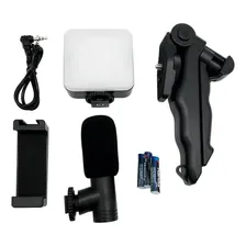 Kit Gravação Para Celular Cor Preto Foto mini  3