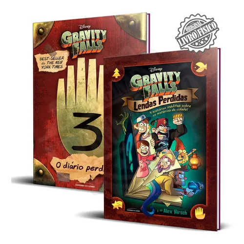 Kit Gravity Falls Diário 3 + Lendas Perdidas - Lacrado Novo Foto 1