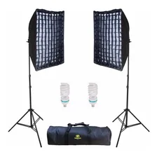 Kit Greika Agata Ii Luz Continua 270w C Softbox 50x70cm 220v Foto mini 1