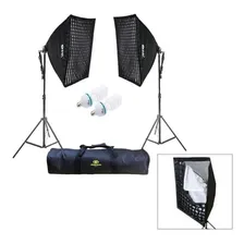 Kit Greika Agata Ii Luz Continua 270w C Softbox 50x70cm 220v Foto mini 3