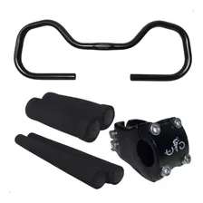 Kit Guidão Borboleta + Mesa + Kit Espuma Bike Mtb Alumínio Foto  mini 1