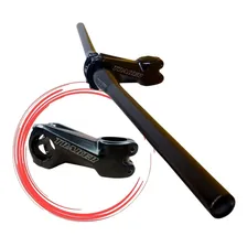 Kit Guidão Curvo Mtb Suporte De Guidão Mesinha Aro 29 Foto  mini 1