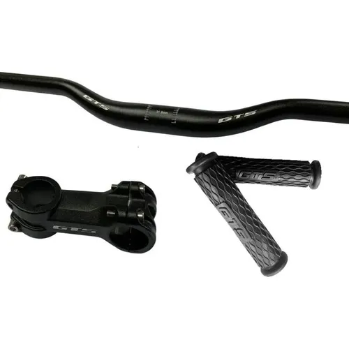 Kit Guidão Gts 700mm, Mesa Gts 80mm Aluminio 31.8mm, Manopla Foto 1