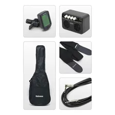 Kit Guitarra Rockwave Strinberg Strato Rgk50 Sb Sunburst Foto mini 4