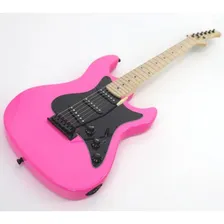 Kit Guitarra Strinberg Sts100 Stratocaster Com Cubo Cor Rosa Foto mini 3