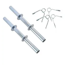 Kit Halteres De Anilhas E Barras 40cm Fitness 6kg Foto mini 3