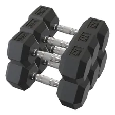 Kit Halteres Sextavado D1fitness 15kg 17,5kg 20kg D1fitness Foto mini 1