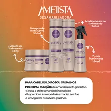 Kit Haskell Ametista Desamarelador Cabelos Loiro 300ml Foto mini 2