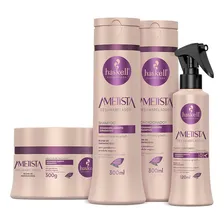 Kit Haskell Ametista Neutralizante Para Cabelos Loiros 300ml Foto  mini 1
