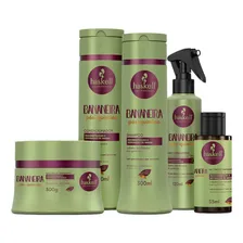 Kit Haskell Bananeira Sh Cond Máscara 300ml 5 Itens Completo Foto  mini 1