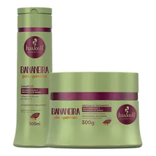 Kit Haskell Bananeira Shampoo 300ml Mascara 300g Foto  mini 1